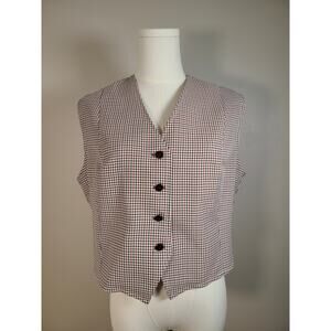 Ella Skinner 70s plus size plaid vest
